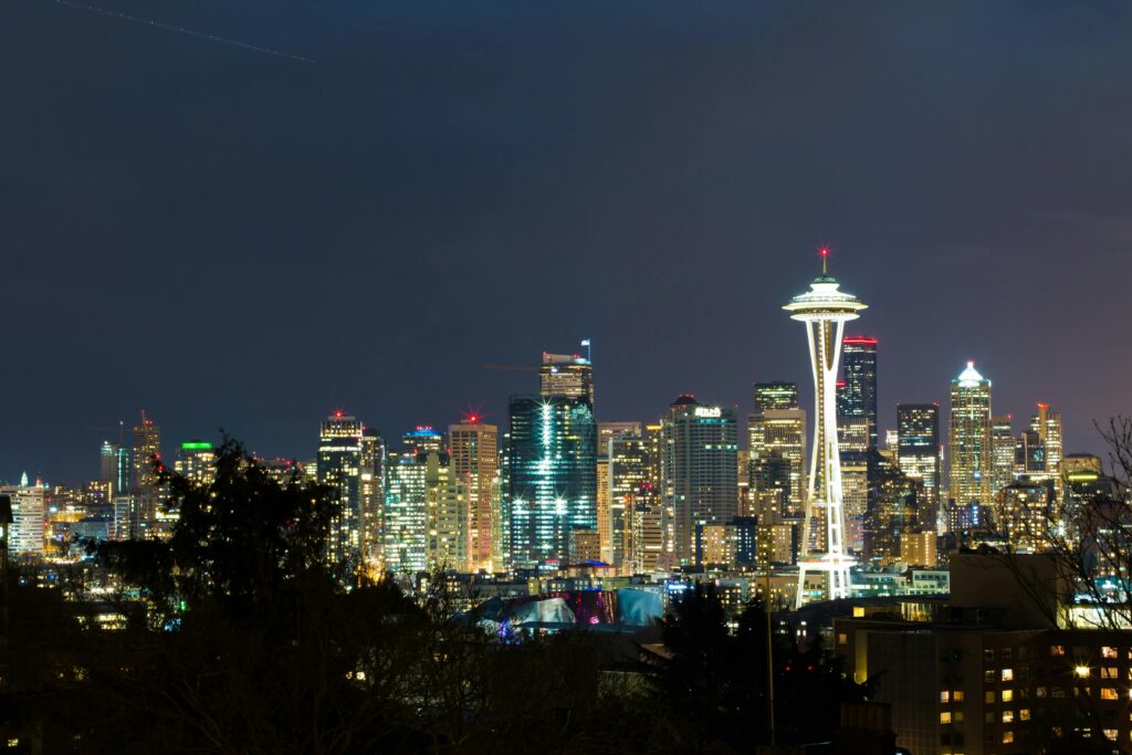 Seattle Skyline at Night